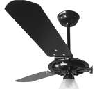 Ventex Yris ventilador de teto motor grande preto