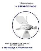 Ventilador De Teto Yris - Ventex cor Branco