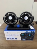Ventilador Automotivo Duplo 12v Ajustável 2 Velocidade Diâmetro 11 Cm