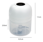 Mini Moedor E Processador De Alimentos Sem Fio Recarregável