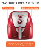 Fritadeira Sem Óleo Air Fryer 8L Mondial 1900W - AFN-80-RI