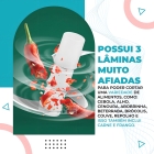 Mini Moedor Elétrico Alho Cebola Sem Fio Usb Processador Cor Branco 110V/220V