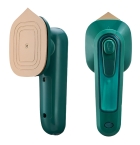Mini Ferro De Passar Roupa Cabe Mala Bolsa Viagem Cor Verde 220V