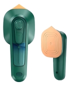 Mini Ferro De Passar Roupa Cabe Mala Bolsa Viagem Cor Verde 220V