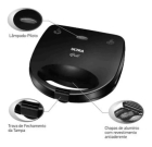 Sanduicheira E Grill Antiaderente Ultra S-13 750w Cor Preto Voltagem