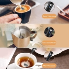 Mini Mixer 2 Em 1 Eletrico Misturador De Bebida Espuma Leite Cor Branca