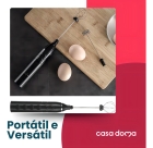 Mini Mixer 2 Em 1 Eletrico Misturador De Bebida Espuma Leite Cor Branca