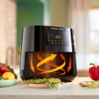 Fritadeira Elétrica Airfryer Philips Walita Essential Xl Ri9270 Painel Digital Sem Óleo Preta