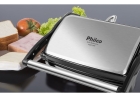 Grill Philco Pgr19pi Inox Antiaderente Redstone 1500w Cor Preto com Prata