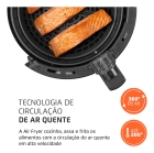 Fritadeira El&eacute;trica Ar Af-35-bf Air Fryer 3,5l Preta Mondial