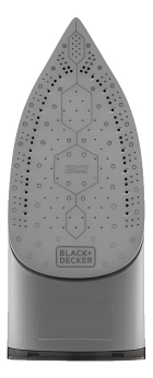 Ferro de Passar Roupa com Vaporizador Black Decker, Modelo FX3900, com Função Desligamento Automático, Preto