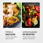 Panela Elétrica Pe-28 Redonda 1200w Mondial Cor Vermelho