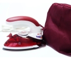Mini Ferro De Viagem Vertical 800w Steamer Cor Vermelho