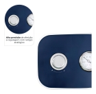 Aspirador De Fluídos E Secreções 16 L Aspiramed Dellamed Cor Branco e Azul