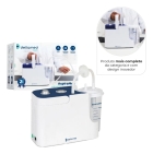 Aspirador De Fluídos E Secreções 16 L Aspiramed Dellamed Cor Branco e Azul