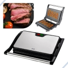 Grill e Sanduicheira Press Grill Gourmet Ceramic Inox Tostex Preto BK-GRL750-220 Bak 750W