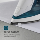 Ferro A Vapor Azul/branco 1200w F-32 Mondial Cor Azul