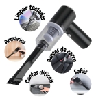 Mini Aspirador De Pó Vertical Portátil Usb Recarregavel Bivo Cor Preto