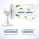 Ventilador De Mesa 30cm Super Power 6 Pas Mondial