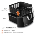 Fritadeira Sem Óleo Air Fryer 6L, Mondial, 1900W - AFN-60-BI