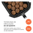 Fritadeira Sem Óleo Air Fryer 6L, Mondial, 1900W - AFN-60-BI