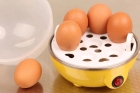 Cozedor De Ovos Máquina De Cozinhar Egg Vapor Pronta Cor Amarelo