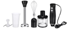 Mixer Turbo Vertical 4em1 Moedor Processador Alimentos Inox Cor Preto