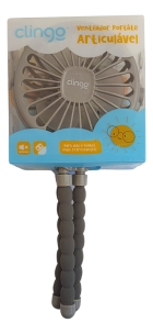 Mini Ventilador Berço Carrinho De Bebe Portatil Articulavel