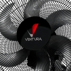 Ventilador Parede 50 Cm Preto Ventura Venti-delta