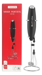 Tomate SRQ-008 Mini Mixer Batedor Misturador De Cappuccino Elétrico a Pilhas AA Potente