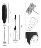 Tomate SRQ-008 Mini Mixer Batedor Misturador De Cappuccino Elétrico a Pilhas AA Potente