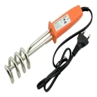 Aquecedor Água Ebulidor Elétrico Portátil 1000w Cor Laranja