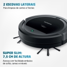 Robô Aspirador De Pó Mondial Pratic Clean Rb11 Cinza Cor Preto