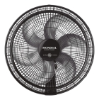 Ventilador de Mesa Turbo 30cm 6 Pás Silencioso Preto e Cinza 3 Velocidades Inclinável Potente Mondial