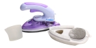 Mini Ferro Viagem E Vertical Steamer Vapor 2 Em 1 Lm Cor Lil&aacute;s