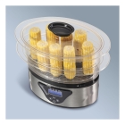 Panela À Vapor Elétrica Painel Digital Compacta 800w Cozi Vapore Conserva Temperatura Após Cozimento 5,2 Litros ? Hamilton Beach