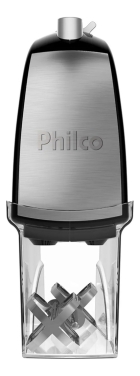 Batedeira Portátil Pbt450p Crome Case 550w Preta Philco Cor Preto Frequência 60Hz