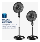 Ventilador Coluna 40cm Super Power Mondial 140W VSP-40C-NB