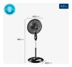 Ventilador Coluna 40cm Super Power Mondial 140W VSP-40C-NB