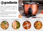 Panela Risoteira Gradiente Multiuso Com Vaporeira Allday Cor Cobre PGPM172 Frequência 60Hz