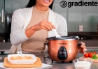 Panela Risoteira Gradiente Multiuso Com Vaporeira Allday Cor Cobre PGPM172 Frequência 60Hz