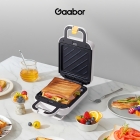 Mini Sanduicheira Elétrica Grill Gaabor Antiaderente 600w Cor Branco