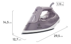 Ferro de Passar Seco e vapor Electrolux base Cerâmica Glissium vapor vertical extra alta capacidade 2200W Cabo 1.80m ESI50