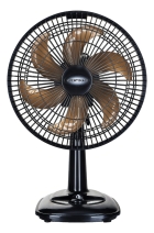 Ventilador De Mesa 30cm Turbo Preto/bronze Ventimais Cor Da Estrutura Preto Cor Das Pás Bronze Material Das Pás Plástico Quantidade De Pás 6