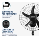 Ventilador de Parede Turbo 50cm Pro 5 Pás, Mondial 150W - NVP-PRO-50