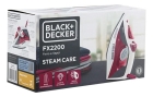 Ferro Passar Vapor Blackdecker Fx2200 Antiaderente1200w Cor Branco/rosa