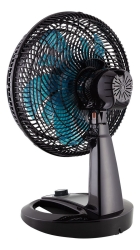 Ventilador De Mesa Britânia 40cm Preto Bvt491 Cor das pás Verde Diâmetro 40 cm Frequência 60 Hz Material das pás Plástico Quantidade de pás 10