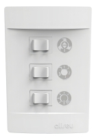 Ventilador Teto Aliseu Wave Parede Moderno Potente Vento Cor Da Estrutura Branco