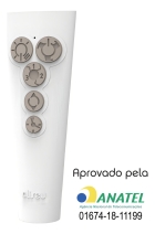 Ventilador Teto Aliseu Wave Remoto Moderno Potente Vento Cor Da Estrutura Branco