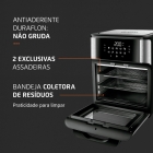 Fritadeira Air Fryer Forno Oven 12l Mondial Afo-12l-bi Preto/inox 2200w